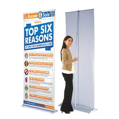 36 Inch Retractable Banner Stand W/ Banner